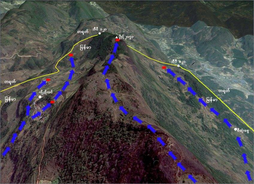 果敢南天门山战役五周年回顾 缅军相继占领2022高地和2071高地