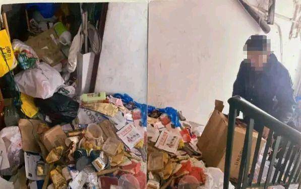 不差钱母子，屋内垃圾两米高，不换钱就为收藏