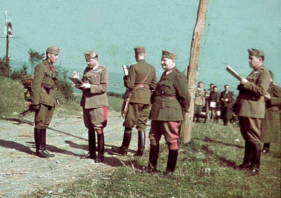 历史老照片:二战中的匈牙利军队