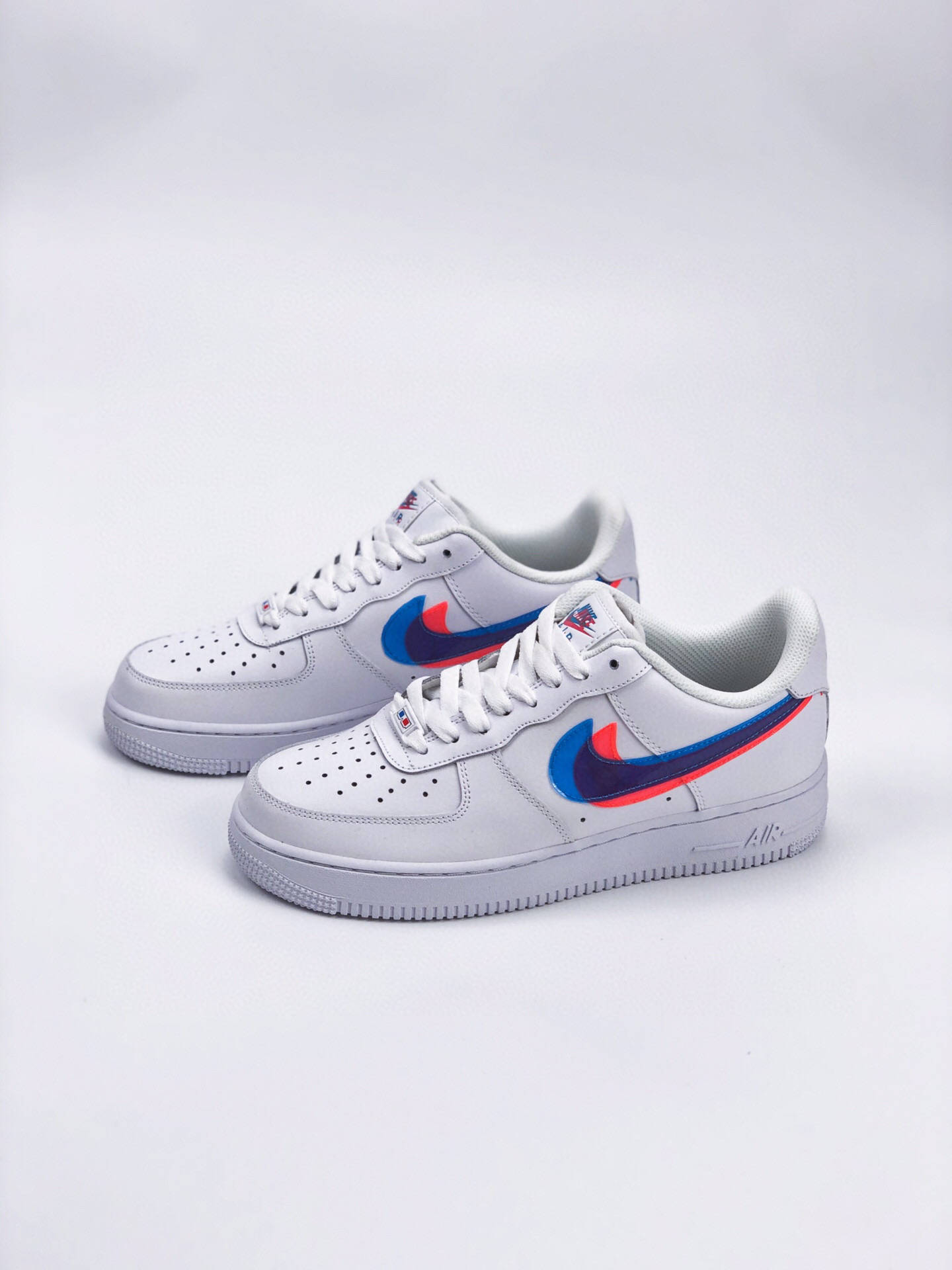 耐克nikeairforce1hyuncolorlow3d眼镜双钩空军板鞋