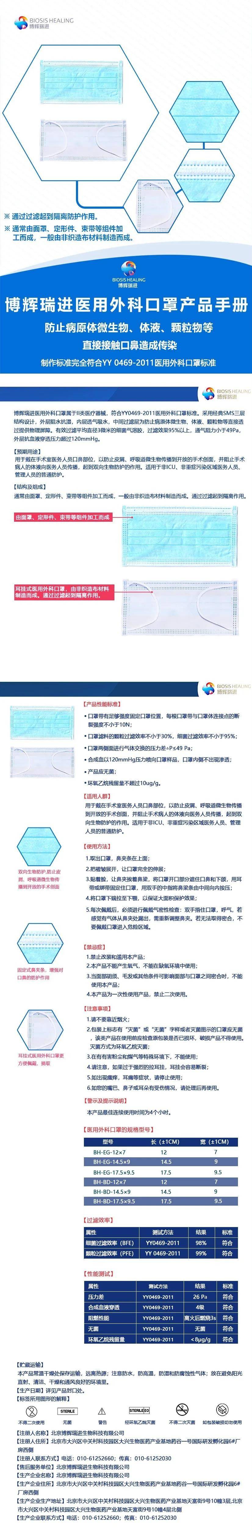 67博辉瑞进医用外科口罩medicalsurgicalmask中英文产品介绍