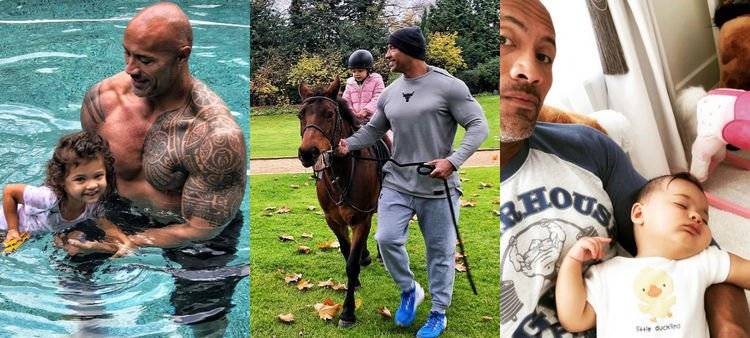 爆肌暖男：TheRock叛逆男孩变好男人！巨石强森肌肉下是好老公又是好爸爸