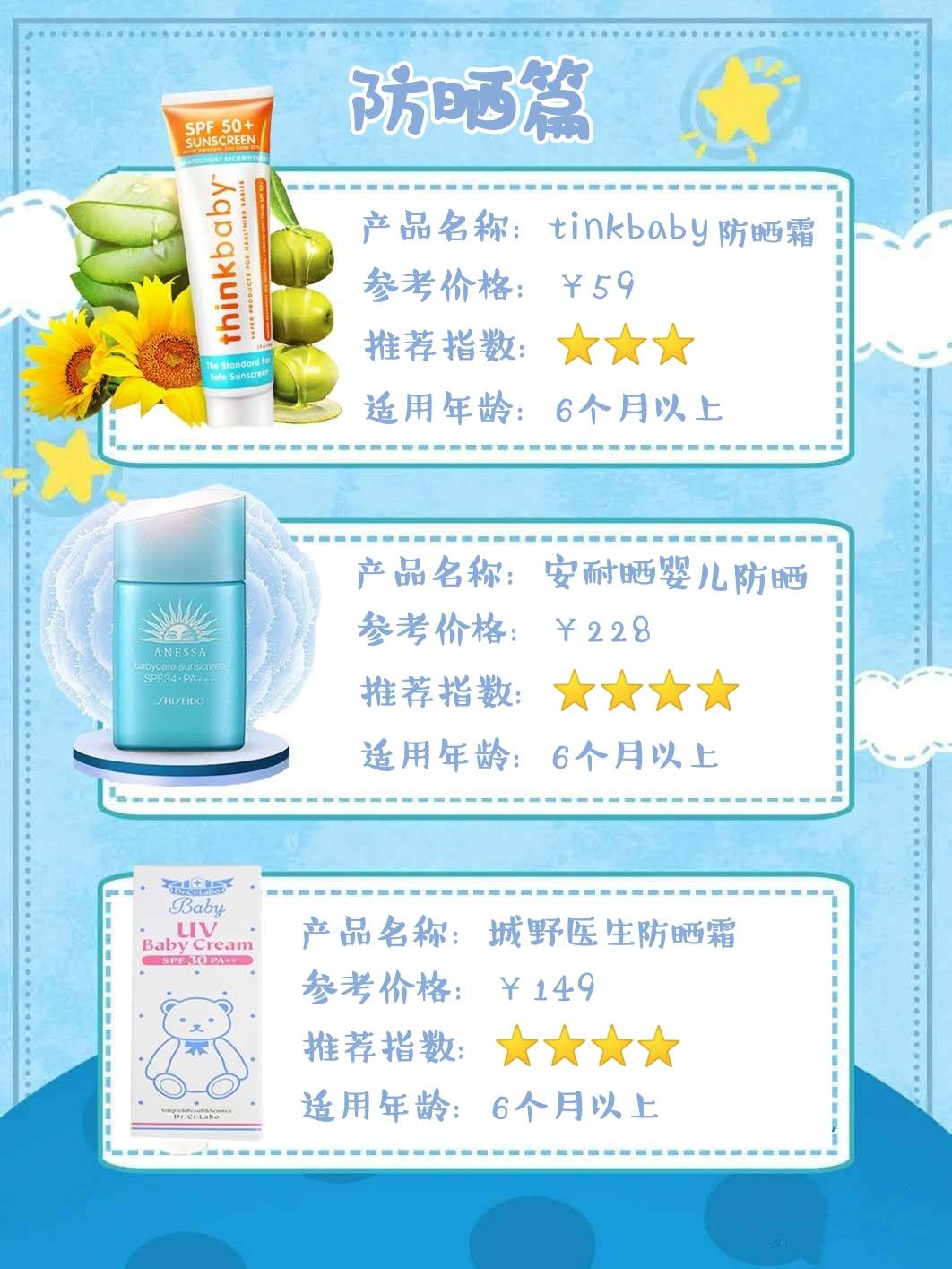 「婴儿」你Pick了吗？夏季婴儿好物拔草清单