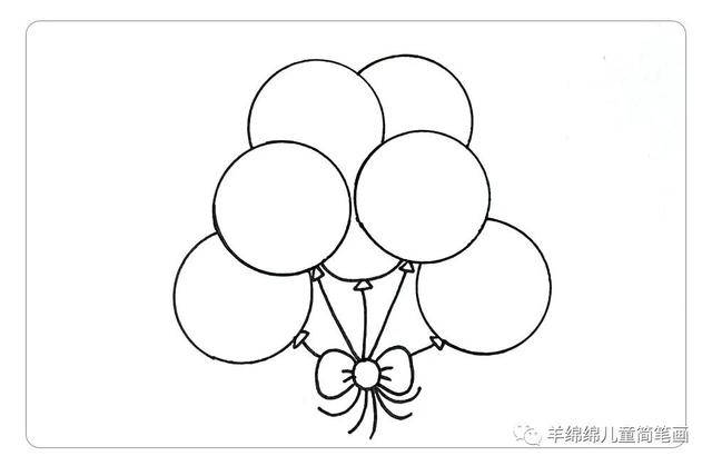 气球卡通图片简笔画,分享简单卡通少女画-气球屋