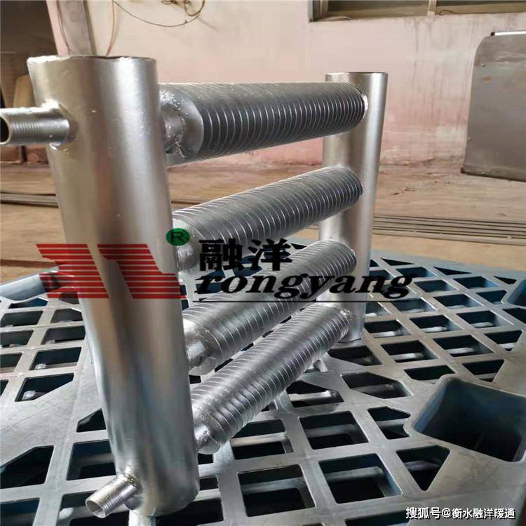 高频焊翅片管工业散热器铝翅片管车间厂房养殖用散热器