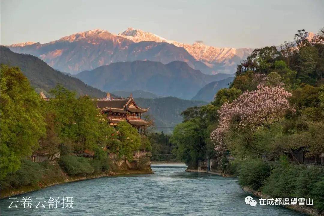 除了蒲江和都江堰,成都这些地方也能看到雪山(多图预警,美炸了!