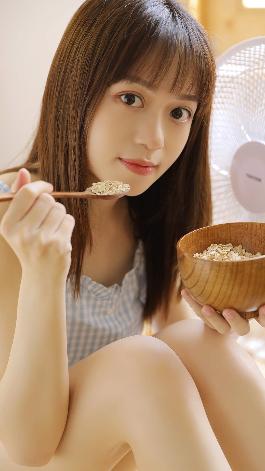 日系小清新美女手机壁纸_素材