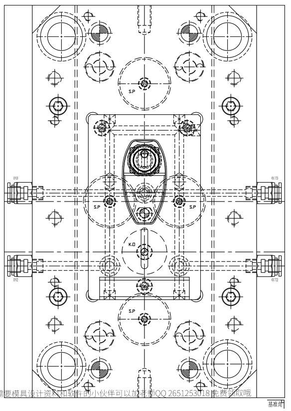 塑胶模具:经典案例洗发水翻盖注射模具设计,献给正在学设计的你