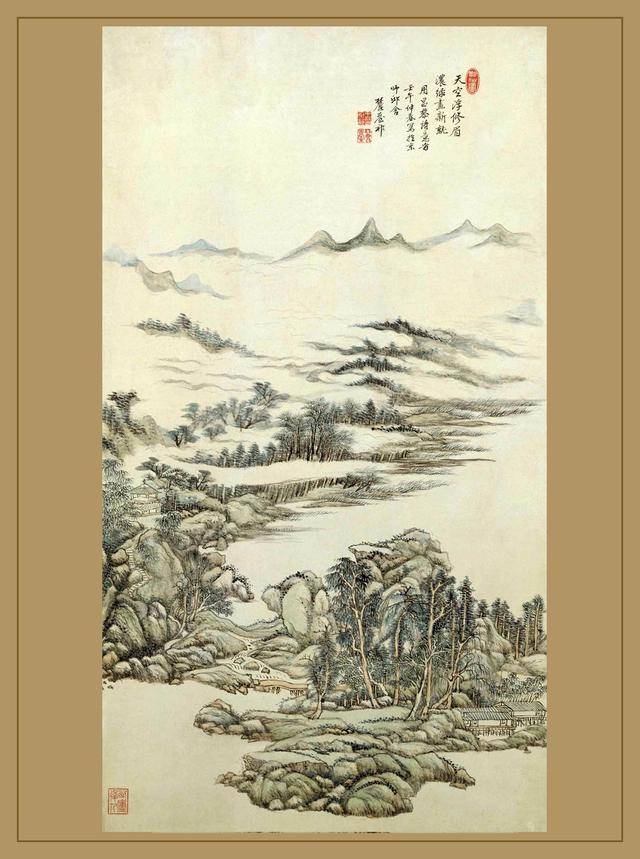 王原祁 昌黎诗意图 石涛(1642-1707)清代杰出画家.