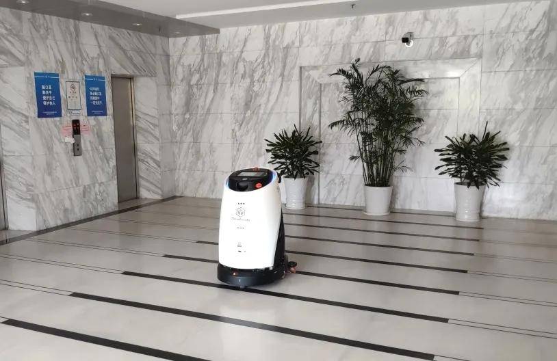 达闼科技云端智能机器人入驻青岛市北政府！