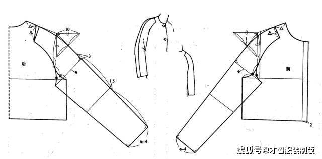 裙子裤子插肩袖及各种领型制版教程