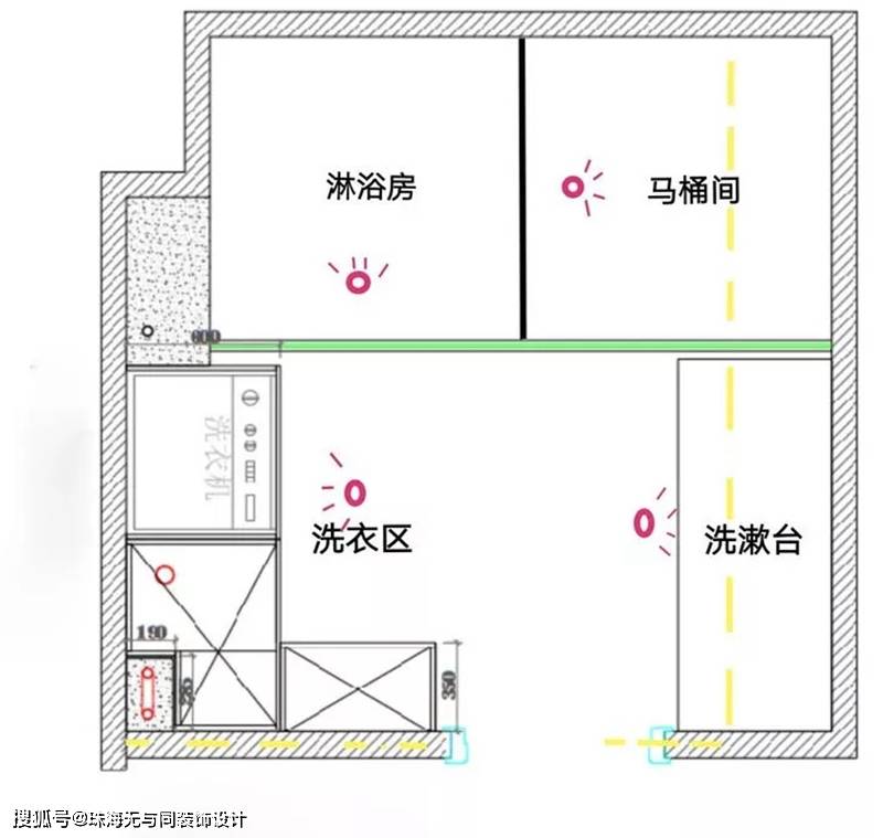 无与同装饰装修攻略:2020年卫生间流行三分离装修设计