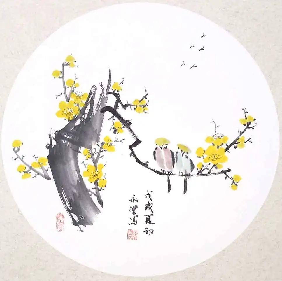 从厨师到画家!他炒出了生活的美味佳肴,画出了心中的傲雪梅骨!