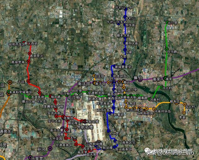 12,地图中新增亦庄有轨电车