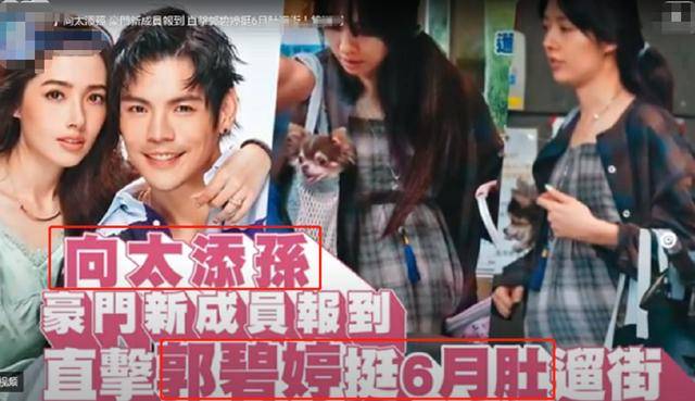原创怀孕才能领证？郭碧婷6个月大肚子被拍，坐月子都要被婆婆干涉