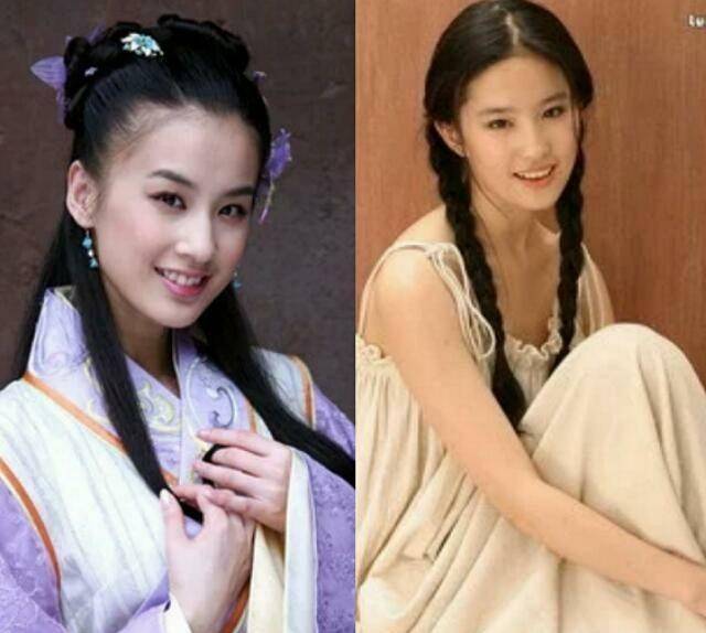 刘亦菲和黄圣依长得太像了吧,看着两人的旧照,仿佛就是一对姐妹