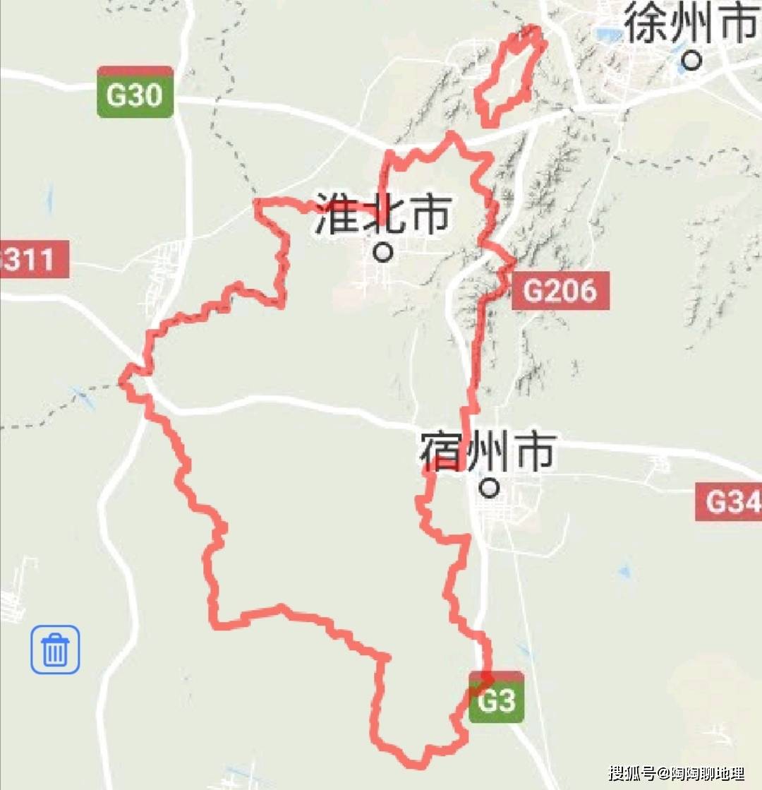 原创淮北市3区1县建成区排名,相山区最大,烈山区最小,来了解一下?