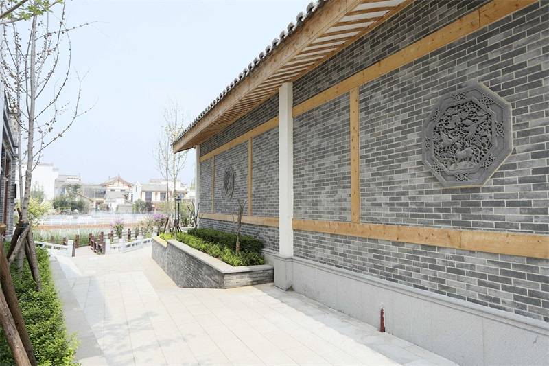 中式唐语仿古砖雕建筑古镇古街案例