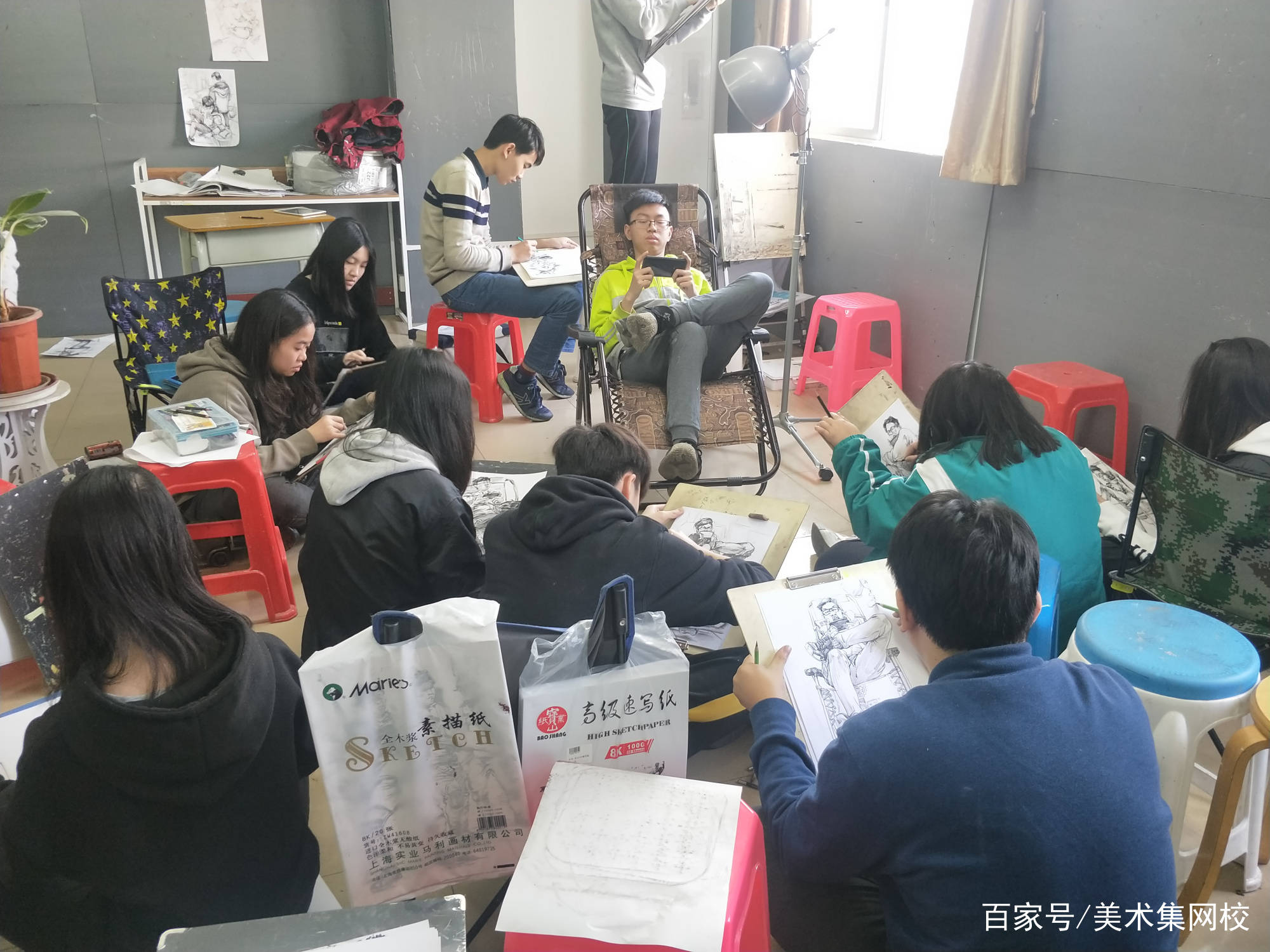 成都画室排名_成都艺考画室环境照片(2)