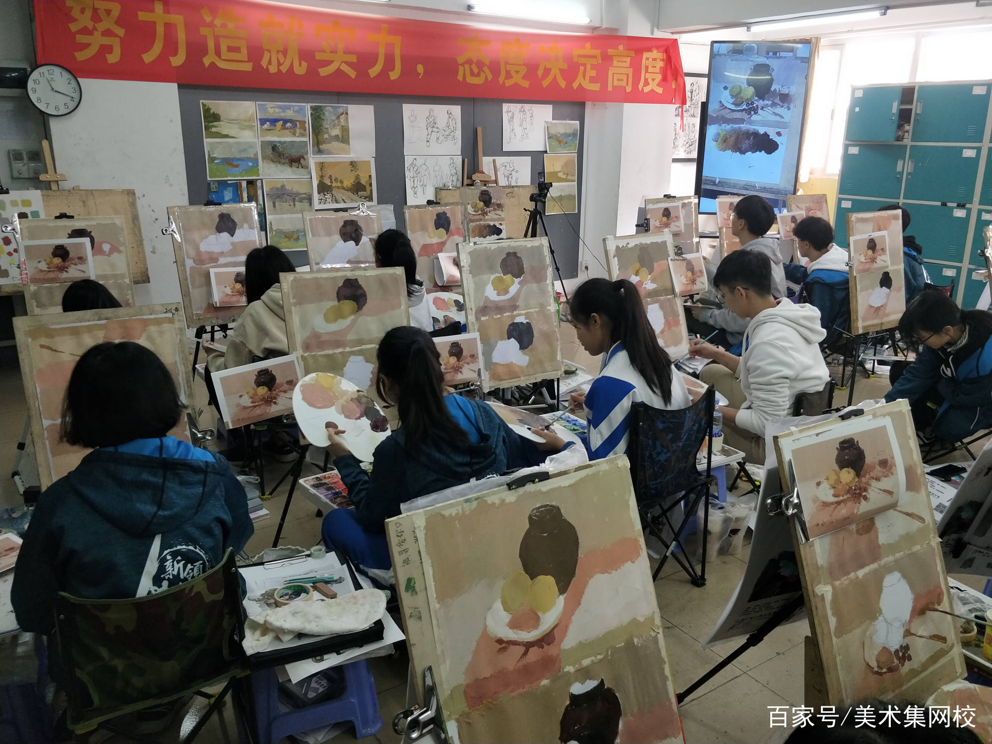 成都画室排名_成都艺考画室环境照片