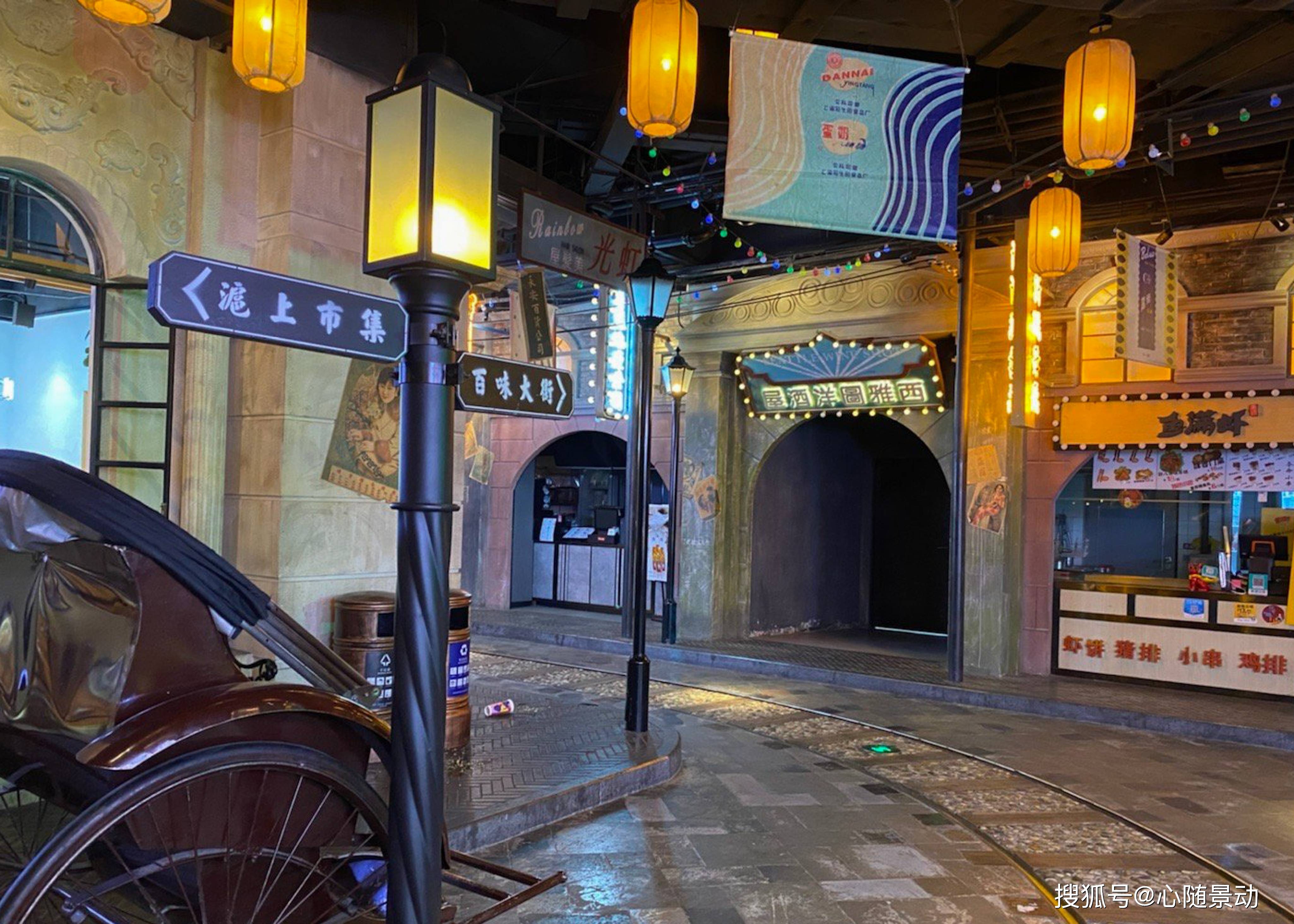 实拍“老上海”风情街：一秒穿越到《情深深雨蒙蒙》，还不收门票_街道