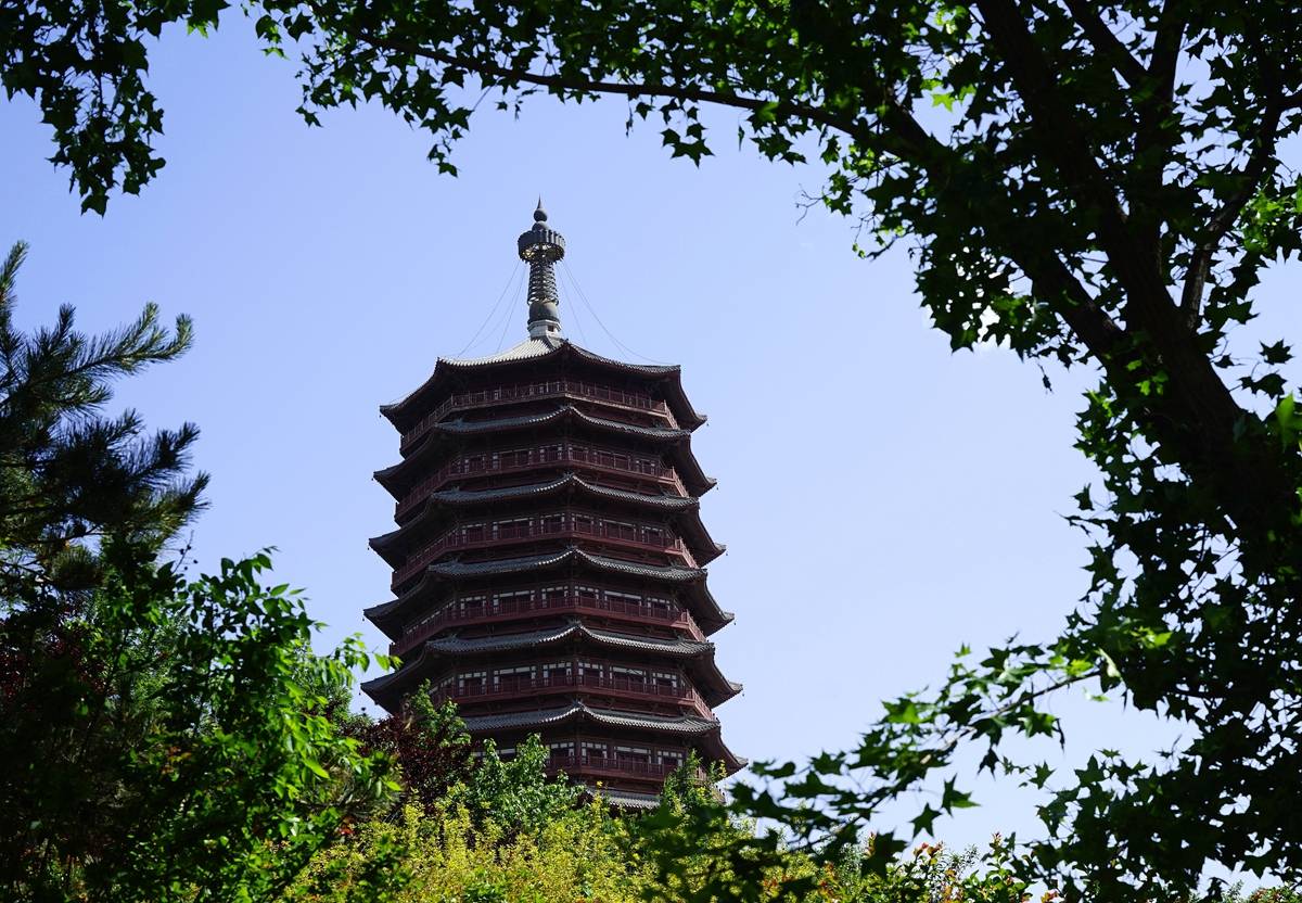 北京园博园中的永定塔原来有这样的寓意