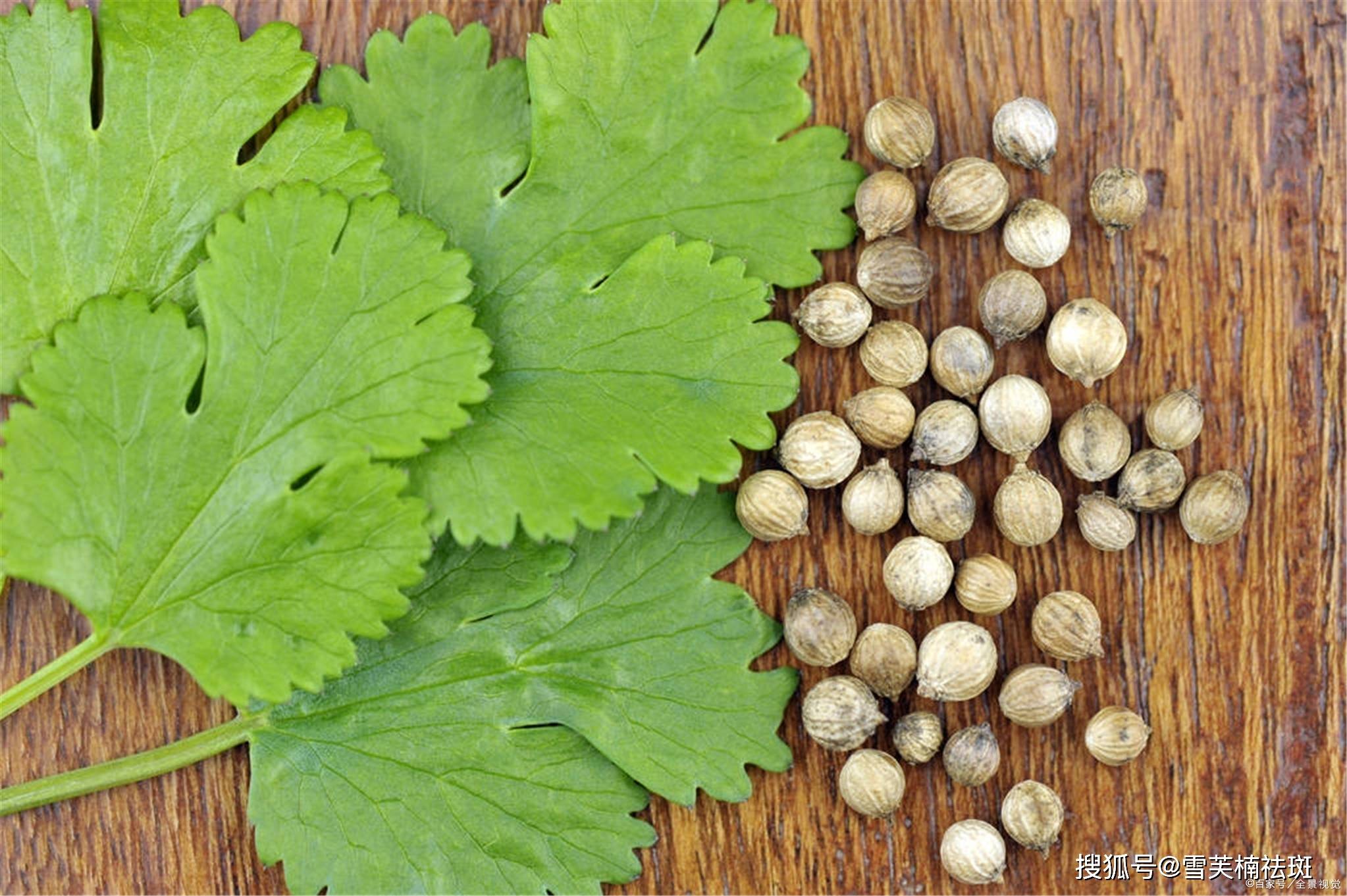 二、香菜洗脸祛斑香菜洗脸可以有用淡斑。香菜中富含丰厚的营养物质，比