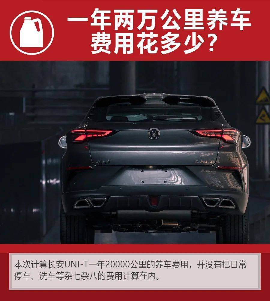 每月花1505元，长安UNI-T购车、养车成本分析