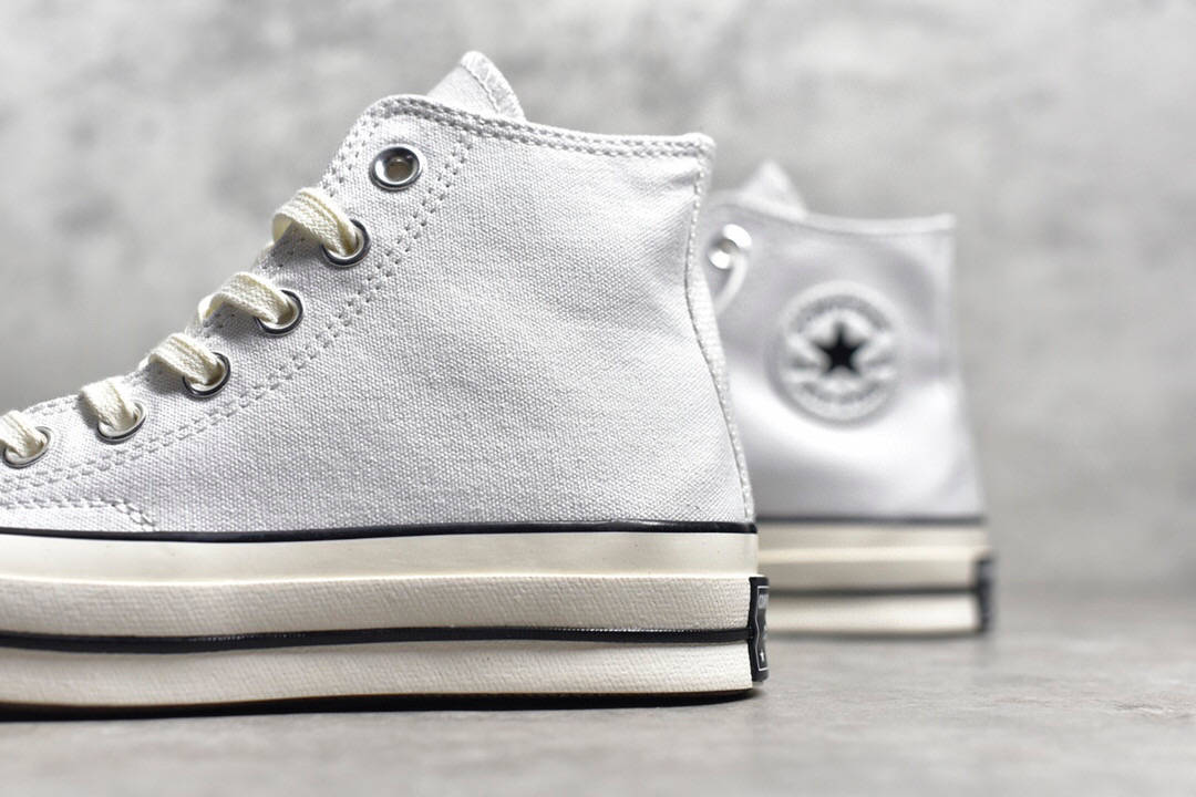 converse 匡威纯白黑线 chuck taylor 1970s 帆布鞋