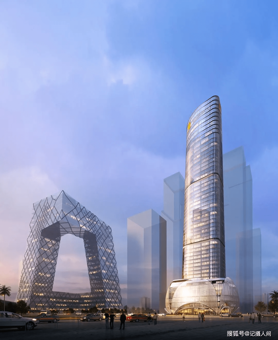 北京朝阳这儿又将多一栋新地标,预计年底完工_建筑群