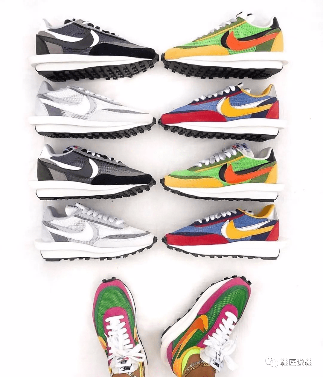 sacai2.0联名nike开箱fake对比real