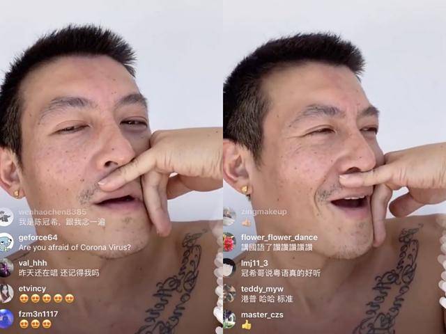 大赞|原创陈冠希直播满脸痣颜值下跌，大赞秦舒培很美女儿很乖，家庭幸福