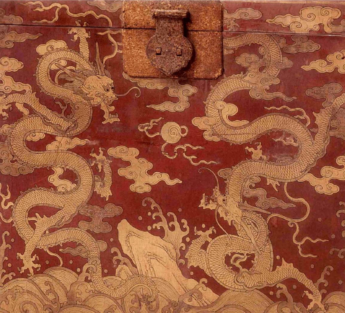 原创故宫文化经典之彩绘家具,皇帝的藏宝箱,箱子就是宝贝