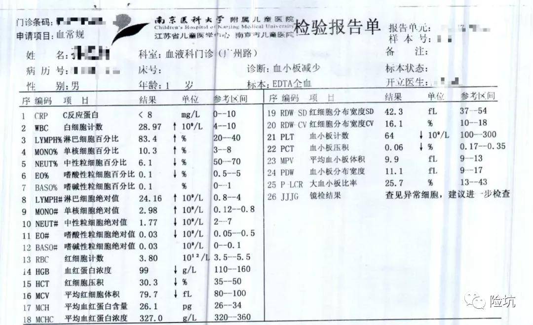 原创理赔案例丨投保妈咪保贝8个月,1岁男孩白血病双倍获赔160万