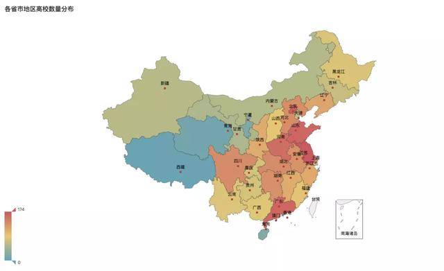 全国高校层次:北京的985,211院校最多