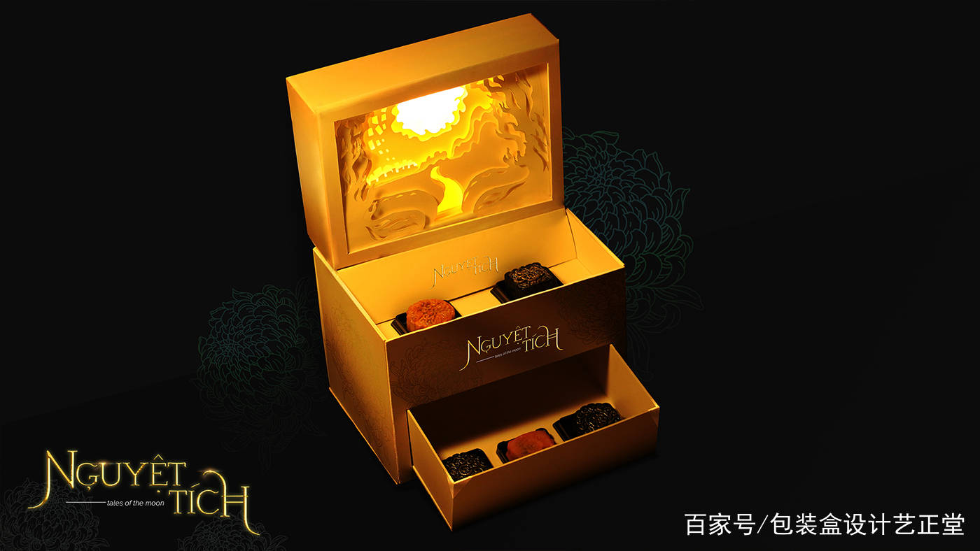 10款创意月饼礼盒包装设计图,好看到不想眨眼