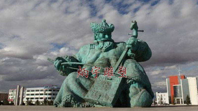 拉马头琴人物雕塑,蒙古族民俗雕塑,大型景观雕塑