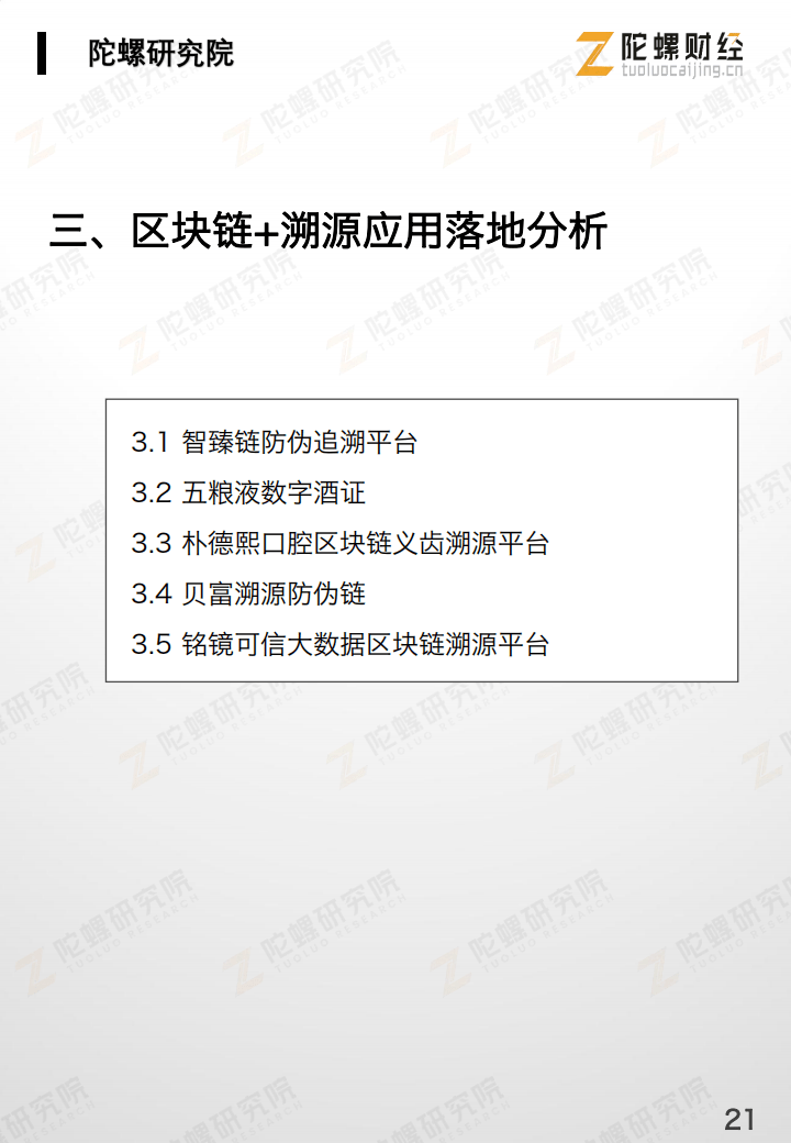 技术|区块链+溯源行业研究报告：疫情加速应用推广 | 陀螺研究院