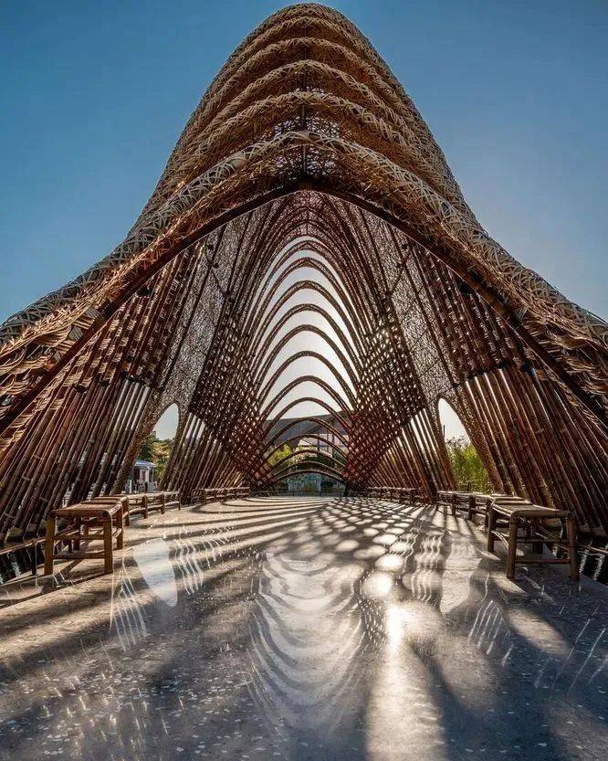 他们用一根根竹子,建造出了世界上最美的竹建筑