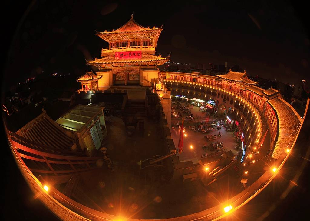 原创:洛阳丽景门夜景