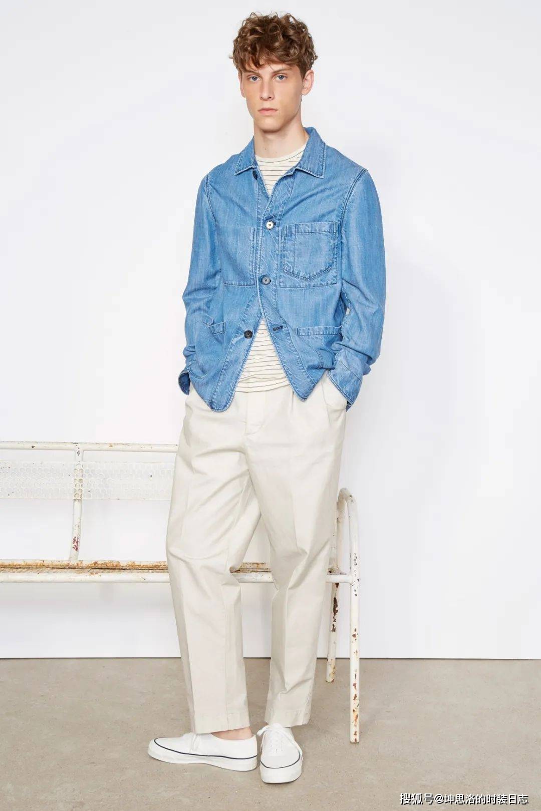 2021年男装春夏流行色,2021男装流行色关键色 时装品牌丨officine générale2021春夏男装型录 简约休闲city boy