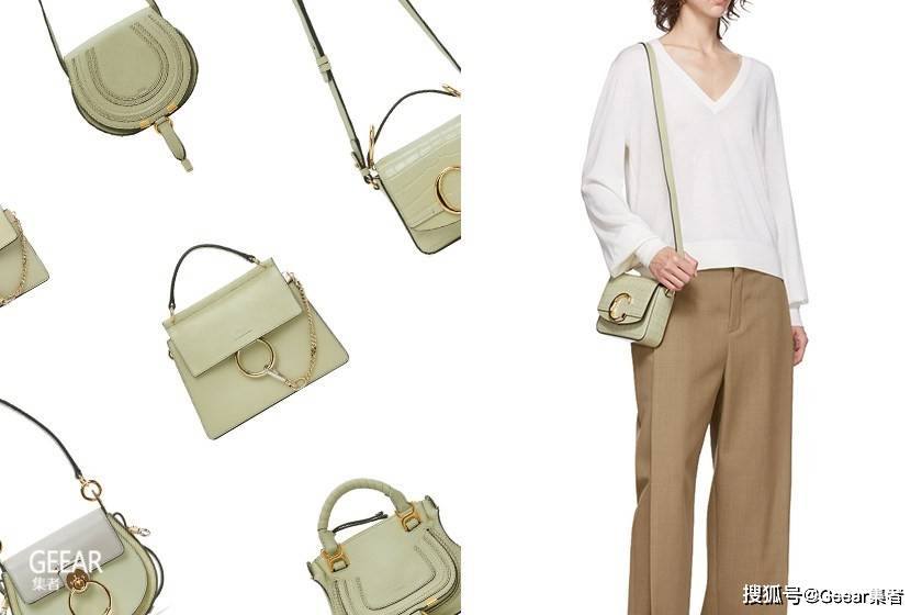 Green|一抹清新的高质感：Chloé推出数款淡雅绿色手包包！