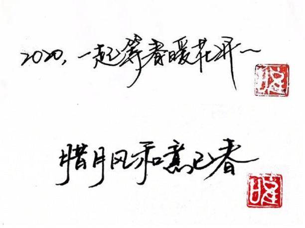 贺卡|原创《浪姐》女星字迹天差地别:郁可唯的像书法,黄圣依的不敢恭维