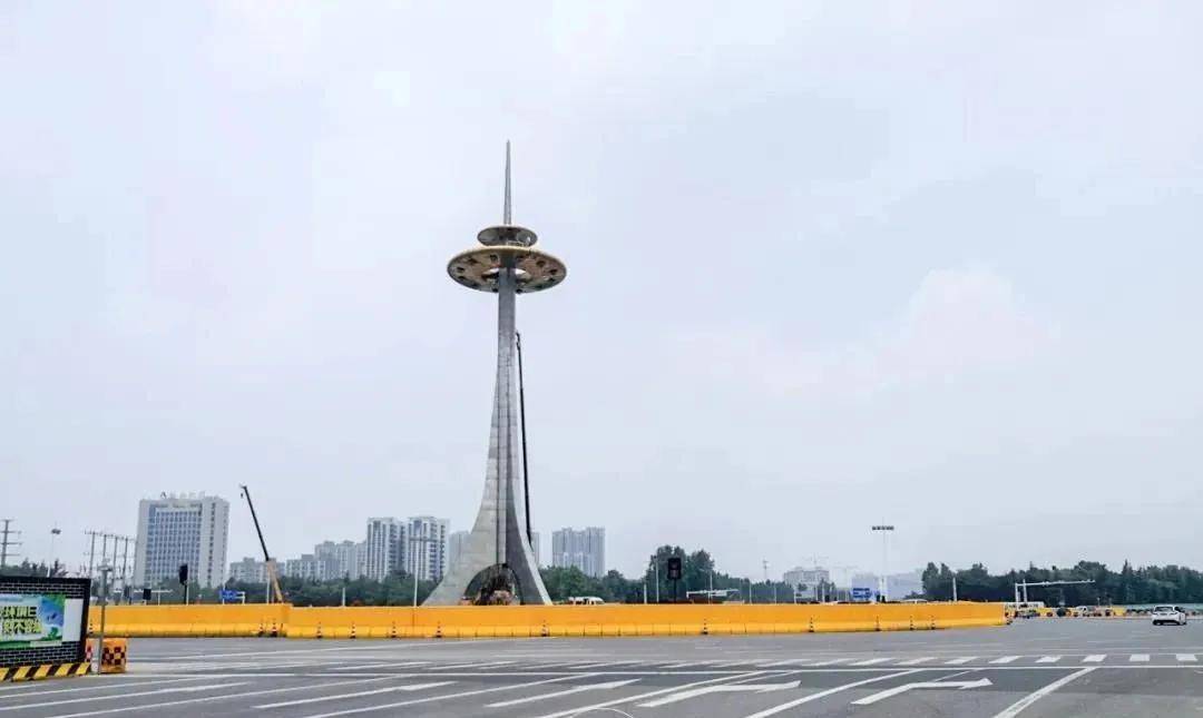 潍坊北海路通亭街灯塔，就近选址迁移安装，最大限度保护