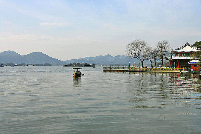 平湖秋月,西湖十景之一