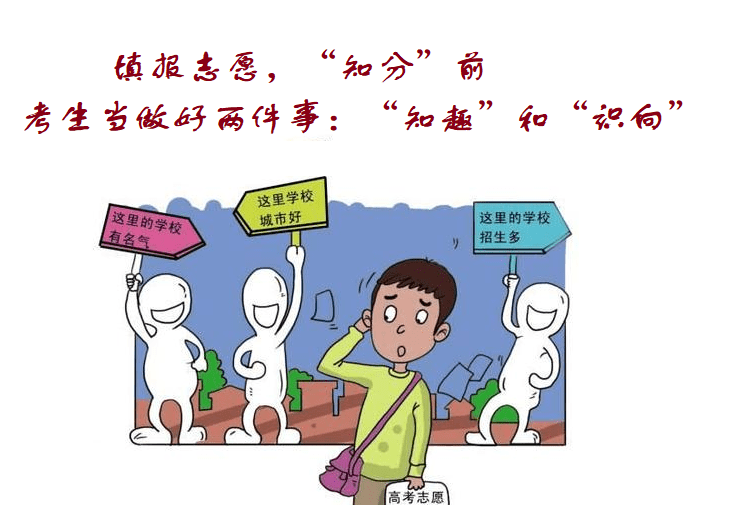 高考|高考志愿填报志愿要做到“三知”：“知分”“知趣”和“知向”