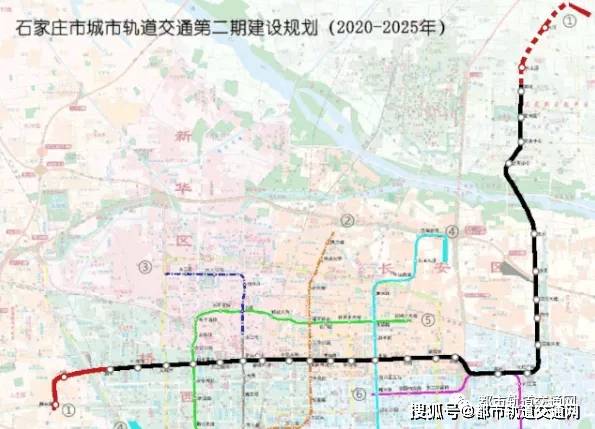 地铁二期规划(2020～2025年)及