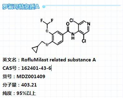 心邀生物供应罗氟司特杂质对照品