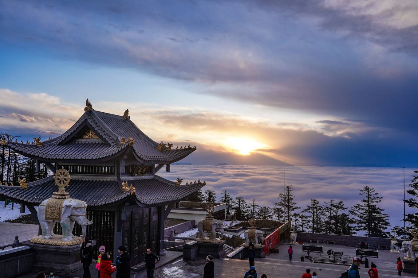 峨眉山 金顶云海