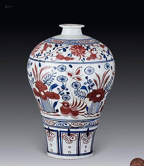 世上朱砂非所拟元明两朝釉里红瓷器发展史简述附鉴定